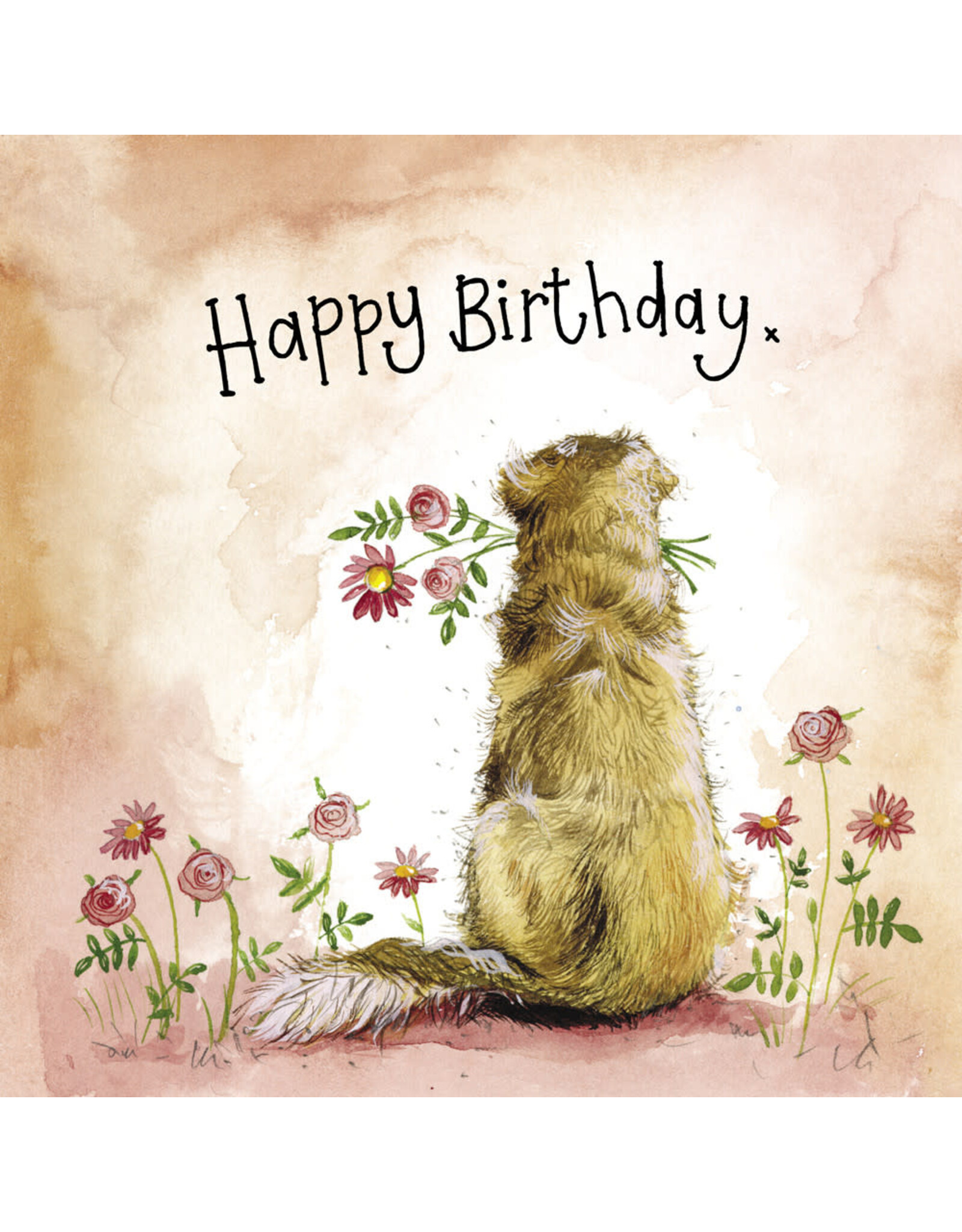 Alex Clark Art Sunshine Goldie Card