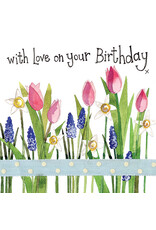 Alex Clark Art Spring Flowers Card
