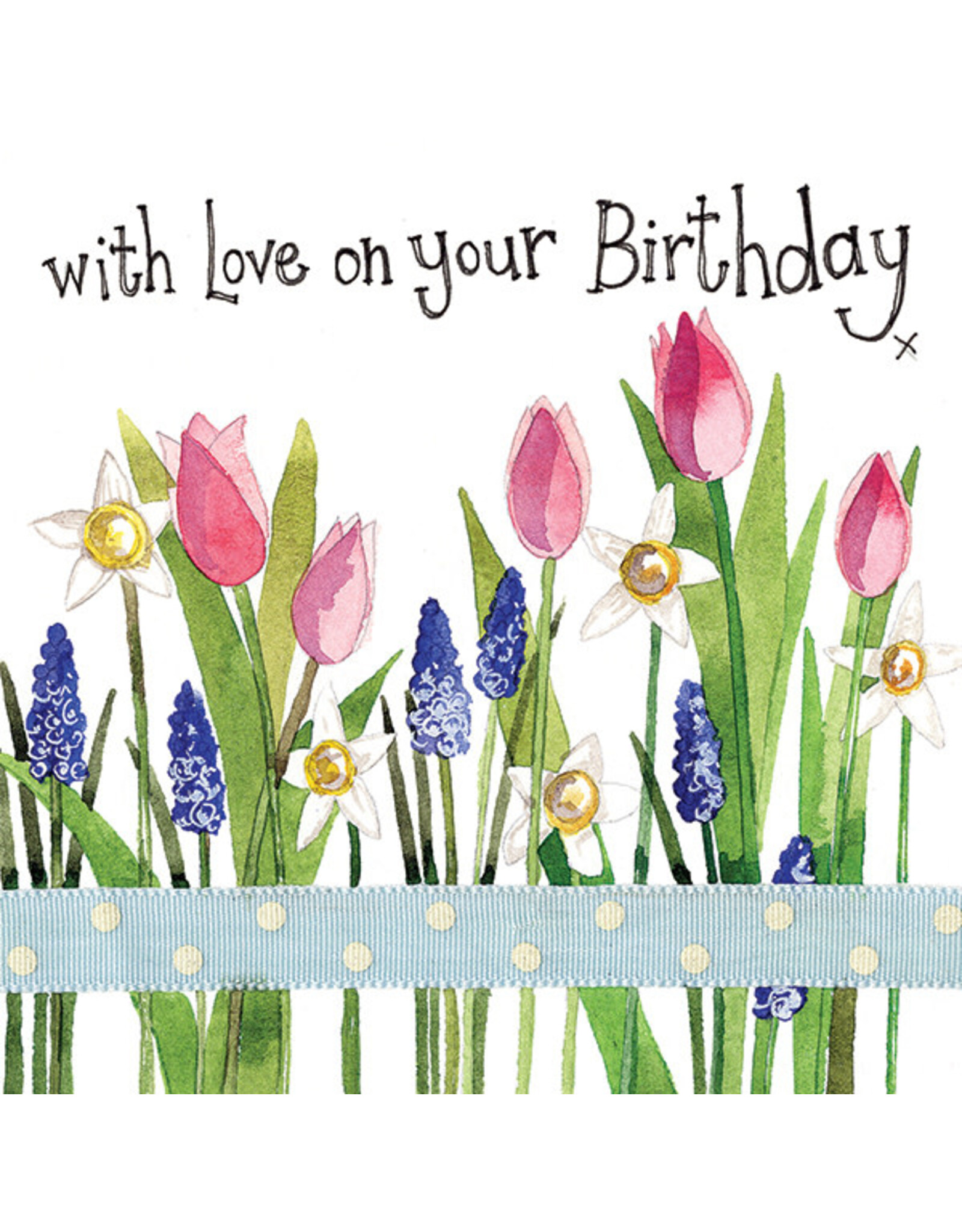 Alex Clark Art Spring Flowers Card