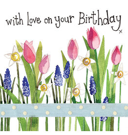 Alex Clark Art Spring Flowers Card