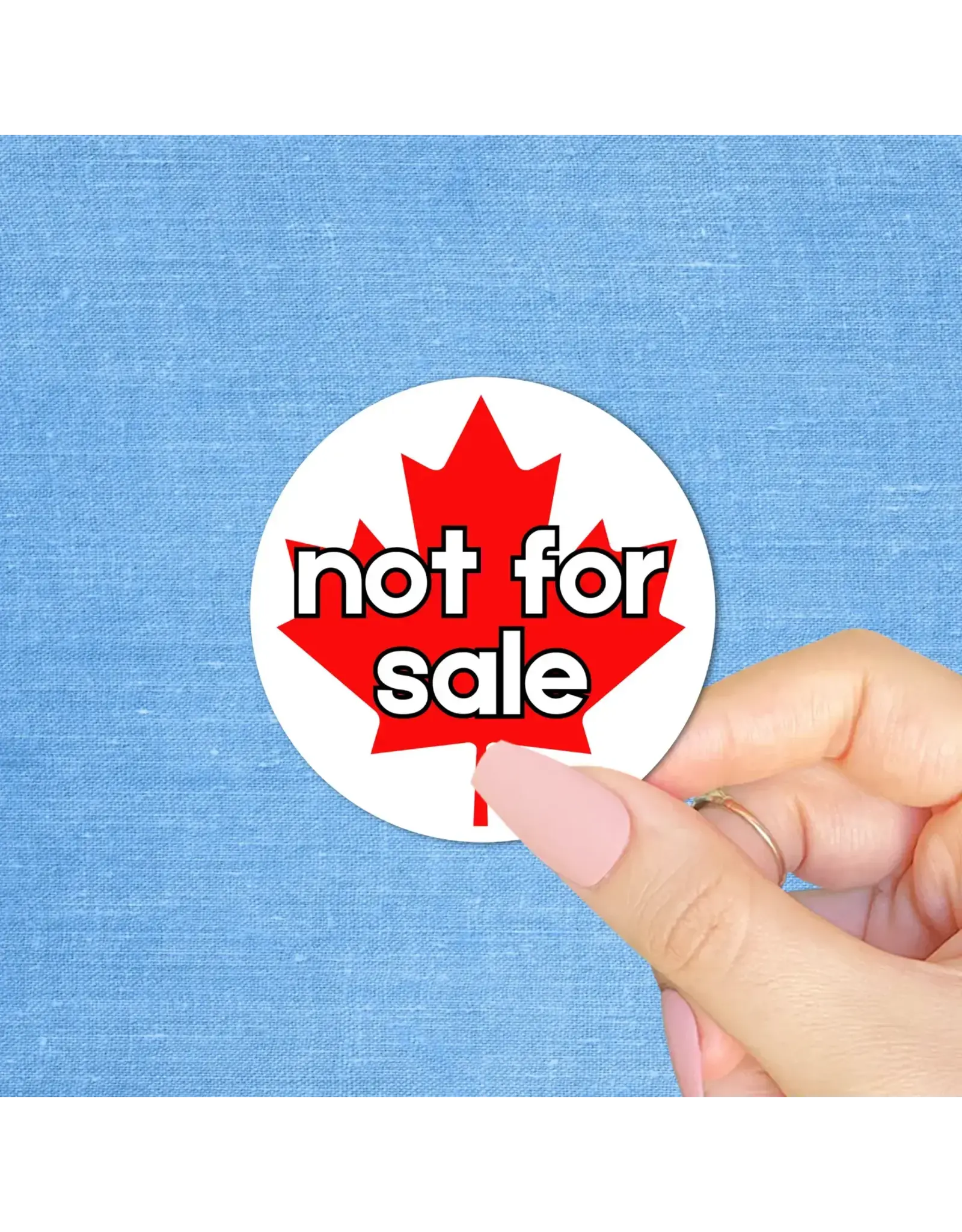 Radical Buttons Canada Not for Sale Sticker