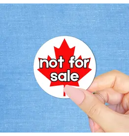 Radical Buttons Canada Not for Sale Sticker