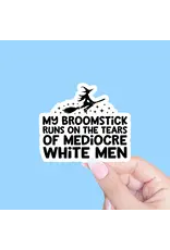Radical Buttons Halloween Witch Feminist Sticker