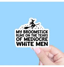Radical Buttons Halloween Witch Feminist Sticker