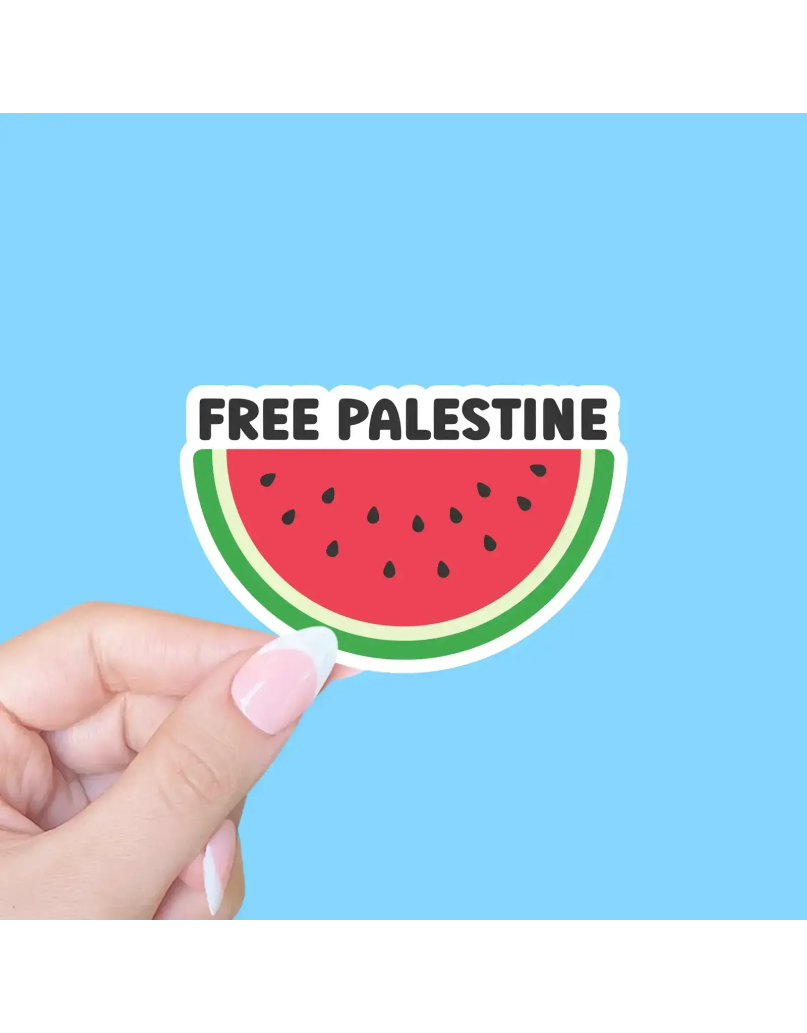 Radical Buttons Free Palestine Sticker
