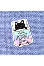 Radical Buttons Romance Books Smut Sticker