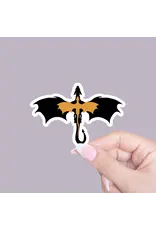 Radical Buttons Fantasy Reader Sticker