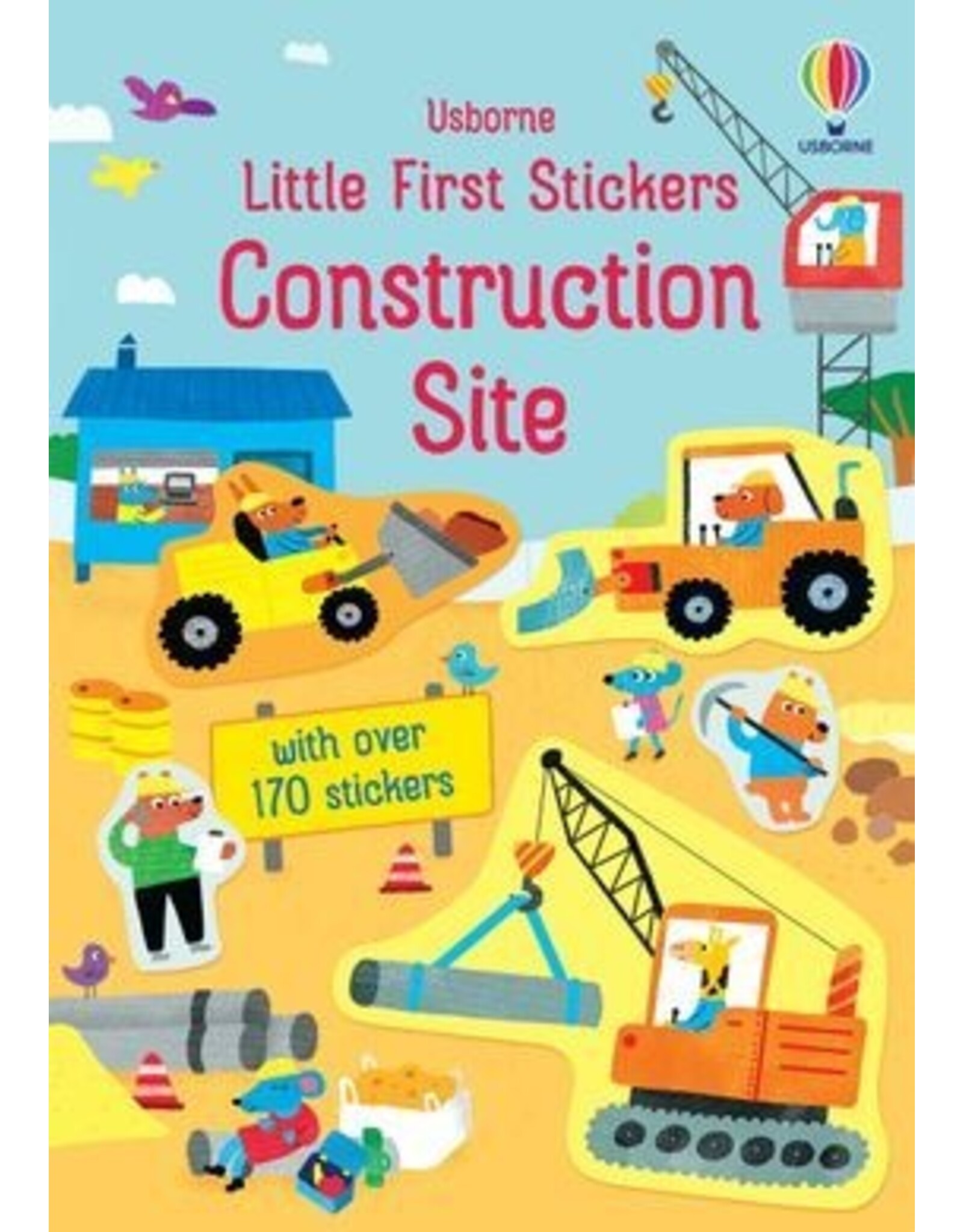 Usborne Little First Stickers Construction Site