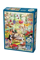 Cobble Hill Potting Shed Cats 500pc