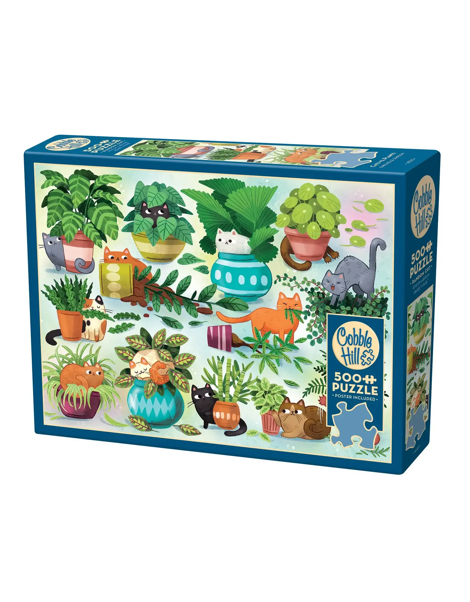 Cobble Hill Cats vs. Plants 500pc