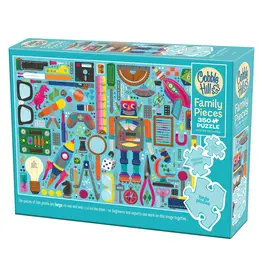 Cobble Hill Nerdy Junk Drawer 350pc Family Puzzle