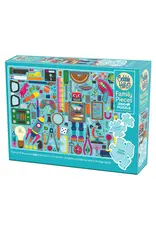 Cobble Hill Nerdy Junk Drawer 350pc Family Puzzle