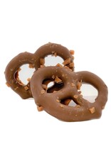 anDea Chocolate Gourmet Milk Chocolate Toffee Pretzels 3 Ring CLEARANCE