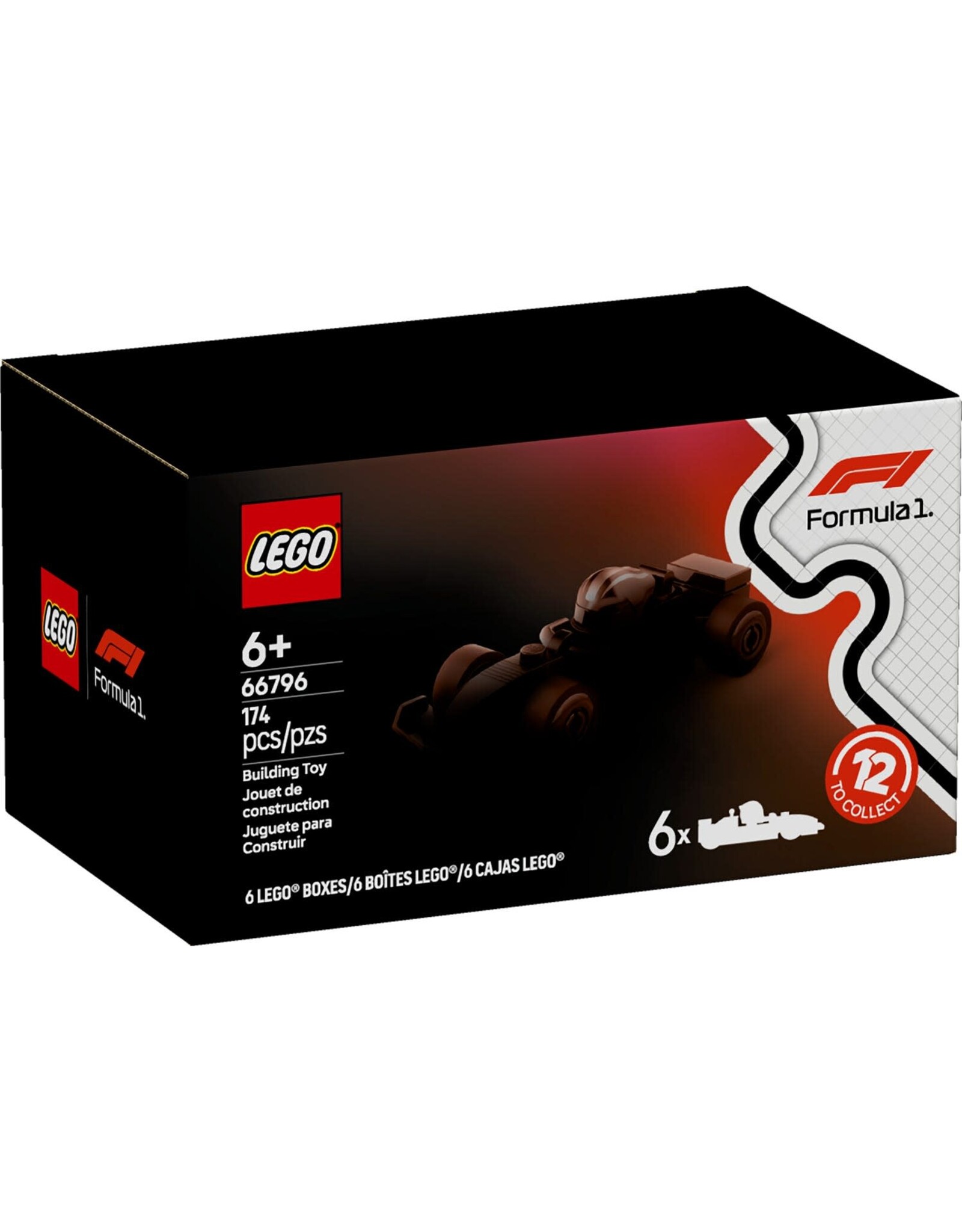 Lego F1 Collectible Race Cars 6 Pack
