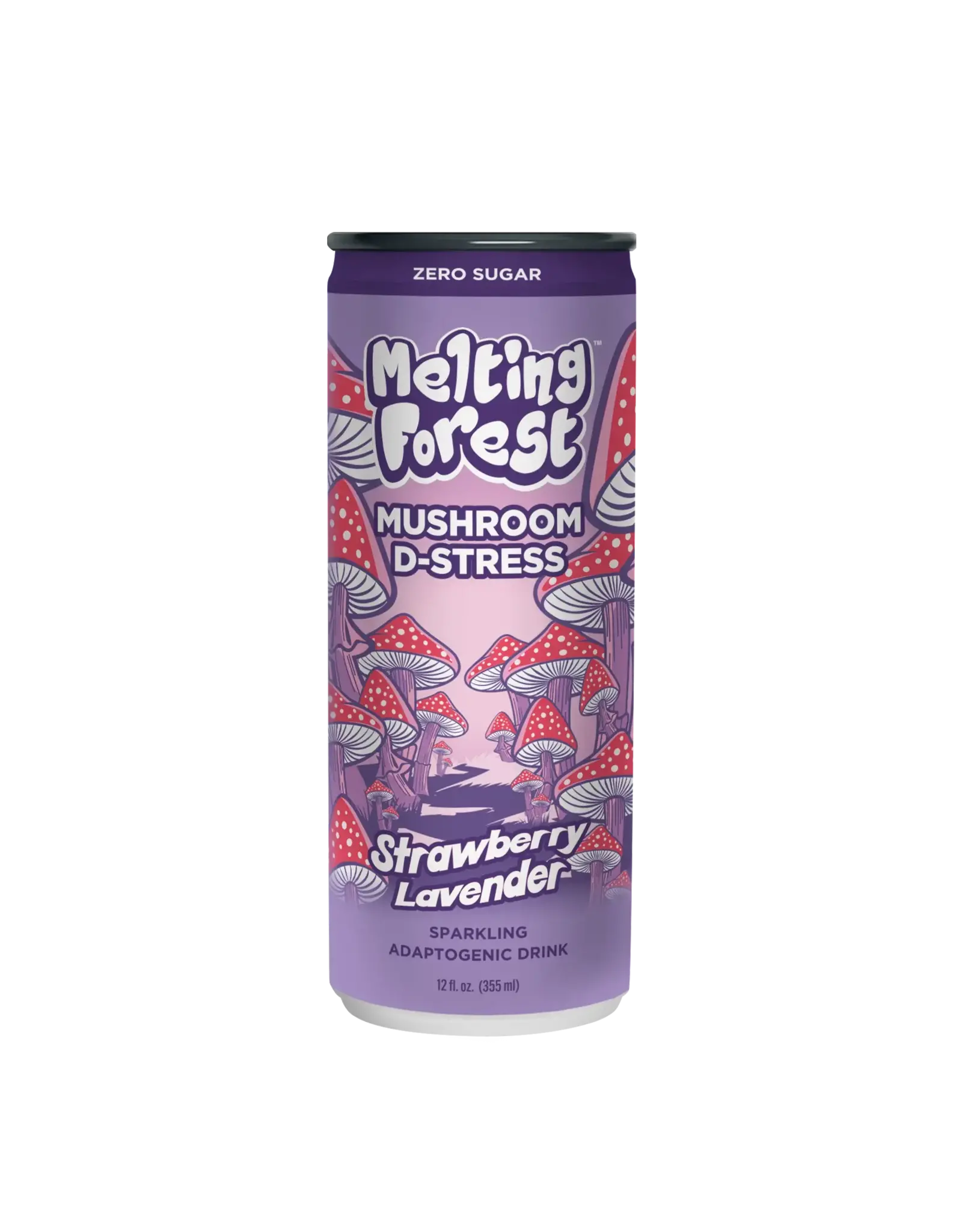 Melting Forest Mushroom D-Stress Drink Strawberry Lavender