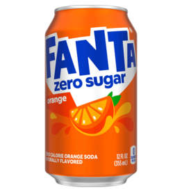 Fanta Zero Sugar Orange Fruit Soda