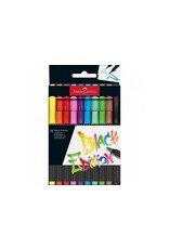 Faber Castell Felt Tip Brush Pen Black Edition 10ct Box