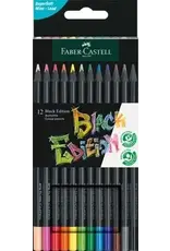 Faber Castell Color Pencils Black Edition 12ct Box