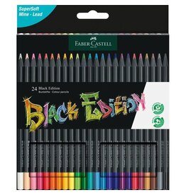 Faber Castell Color Pencils Black Edition 24ct Box