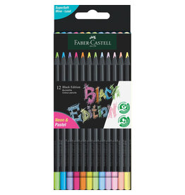 Faber Castell Color Pencils Black Edition Neon + Pastel