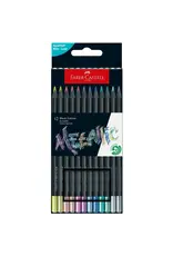 Faber Castell Color Pencils Metallic Black Edition 12ct Box