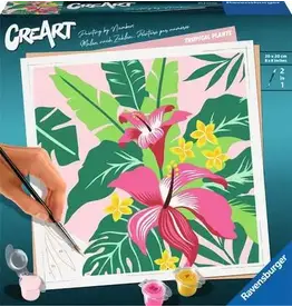 Ravensburger CreArt Paint by Number - Tropical Plants