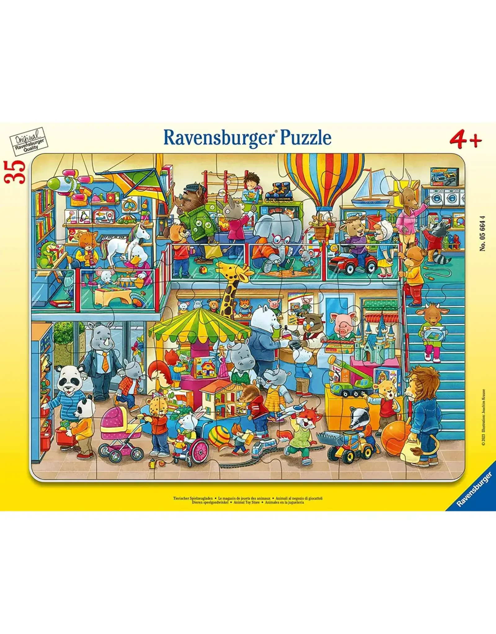 Ravensburger Animal Toy Store 35pc Tray Puzzle