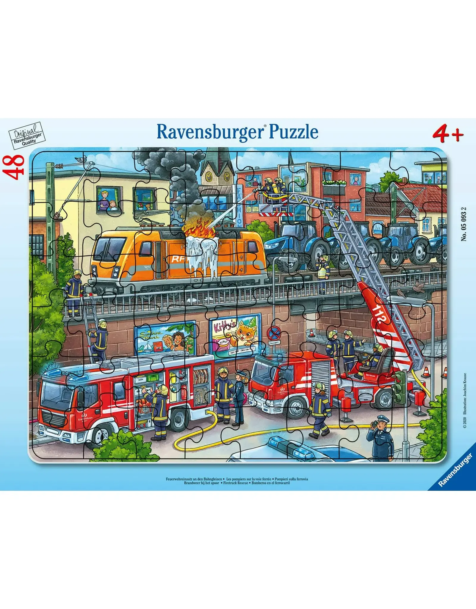 Ravensburger Firetruck Rescue 48pc Tray Puzzle
