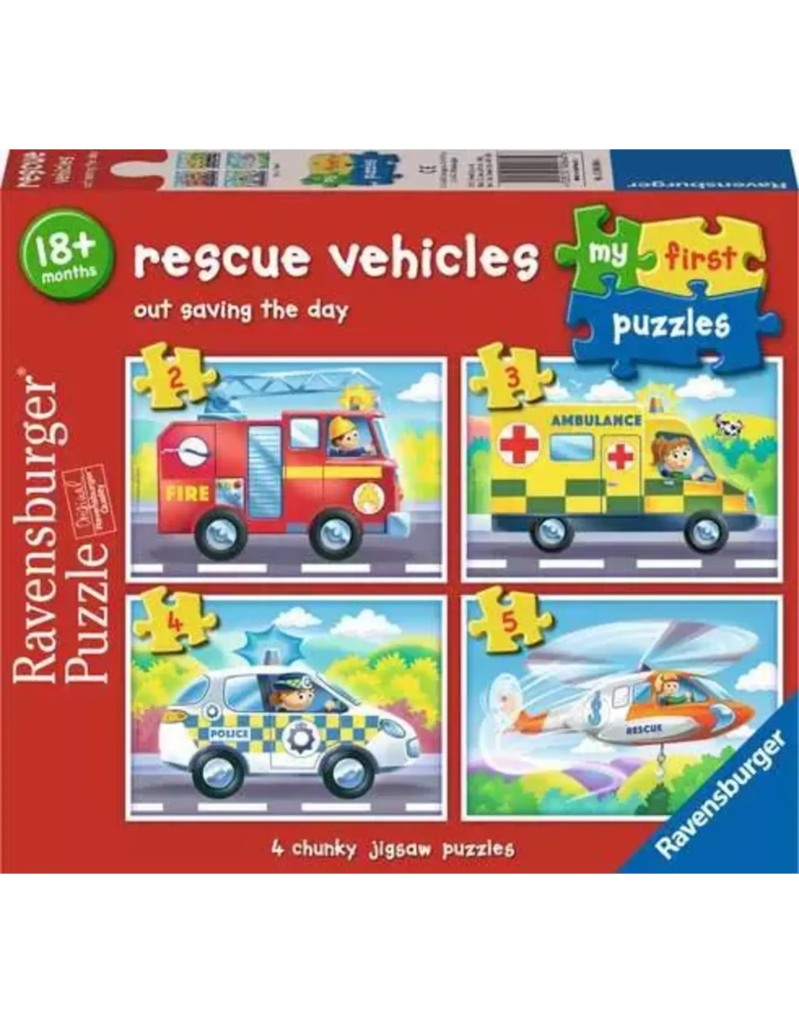 Ravensburger Rescue Vehicles 2/3/4/5pc