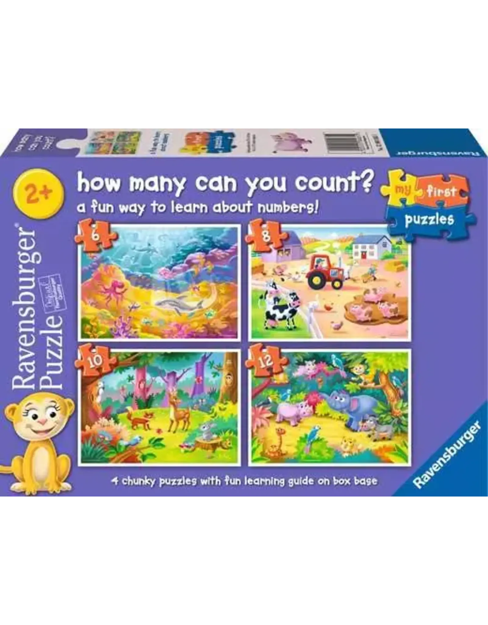 Ravensburger How Many Can You Count 6/8/10/12pc