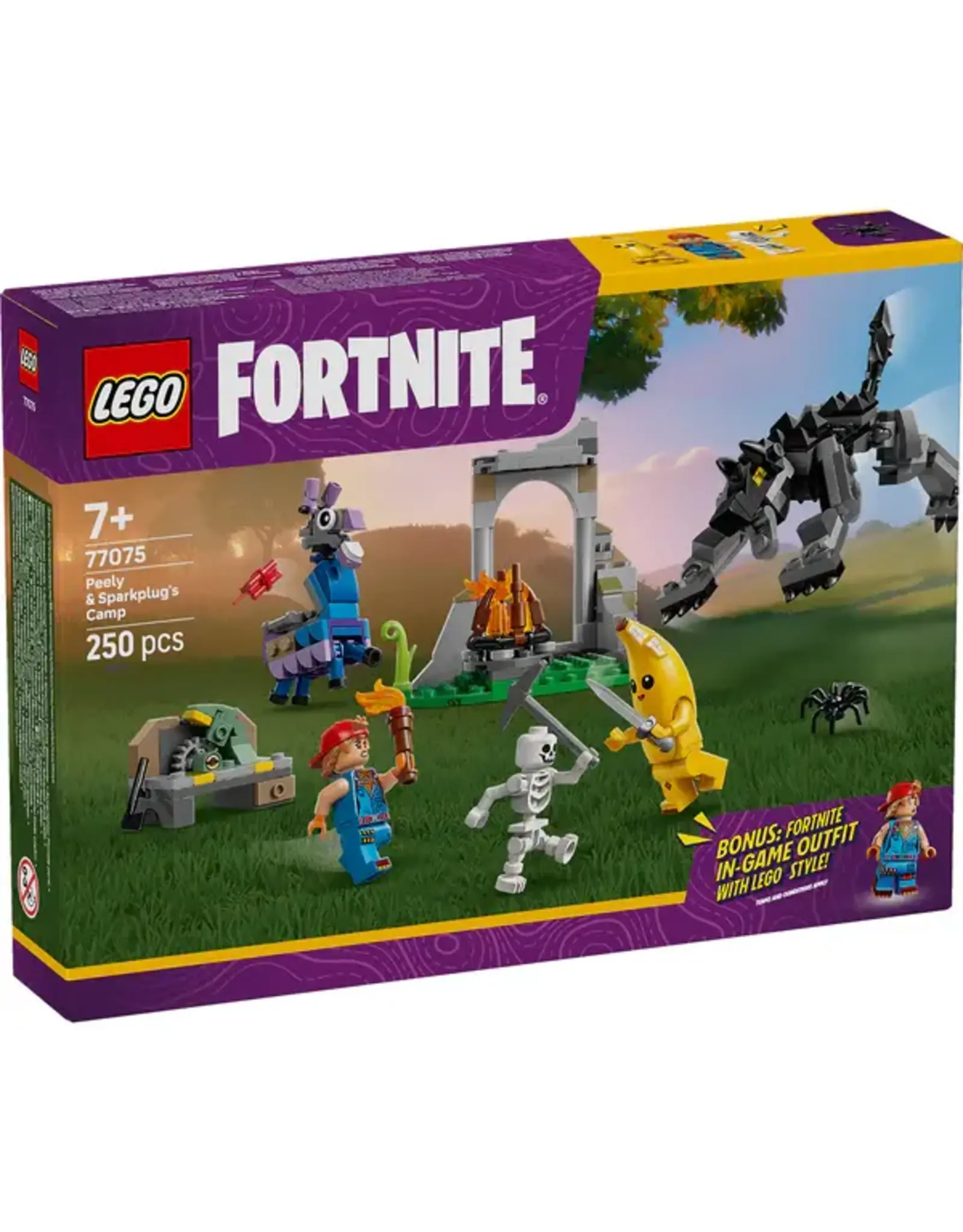 Lego Peely & Sparkplug's Camp