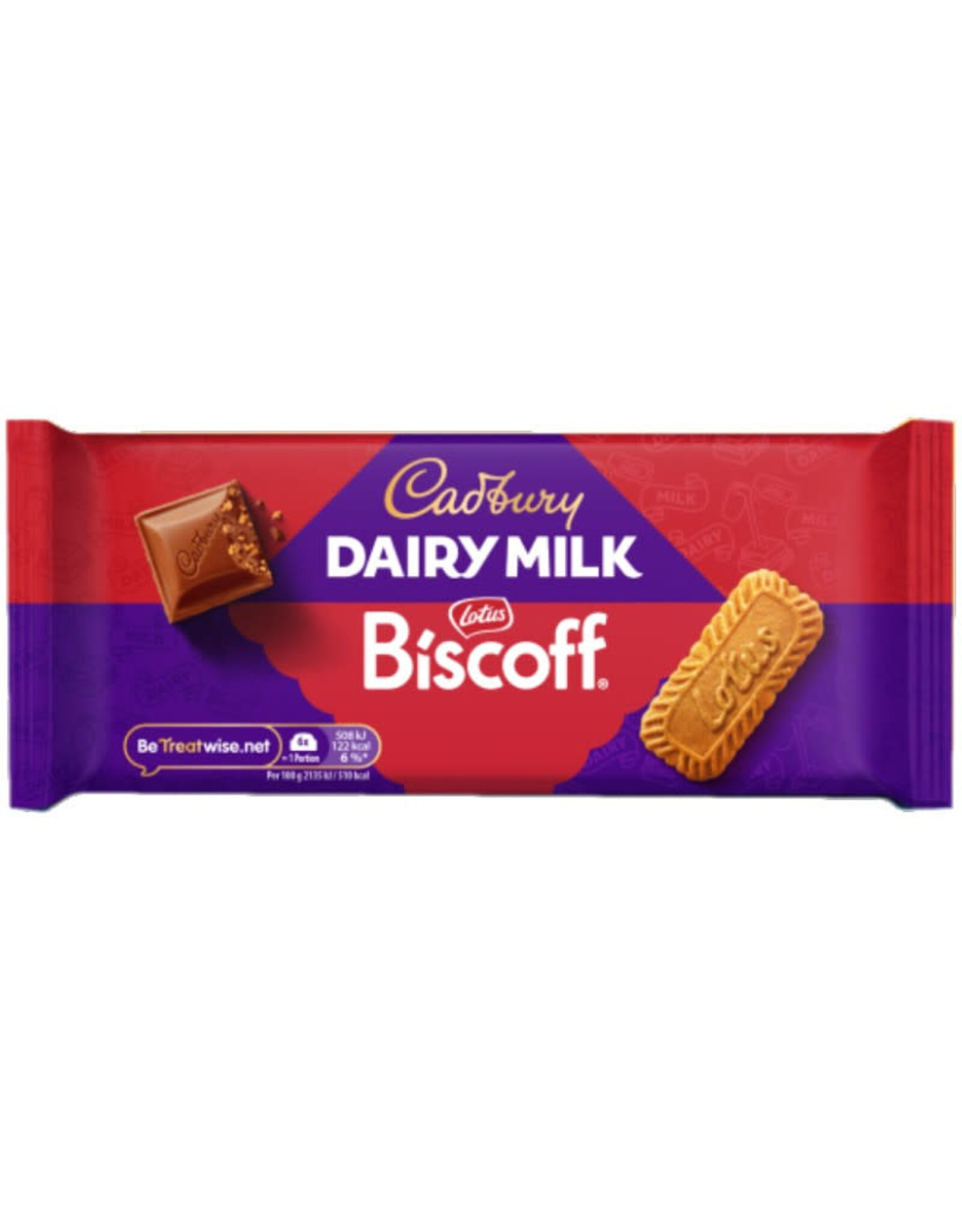 Cadbury Cadbury Dairy Milk Biscoff Chocolate Bar 95g (British)