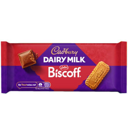 Cadbury Cadbury Dairy Milk Biscoff Chocolate Bar 95g (British)