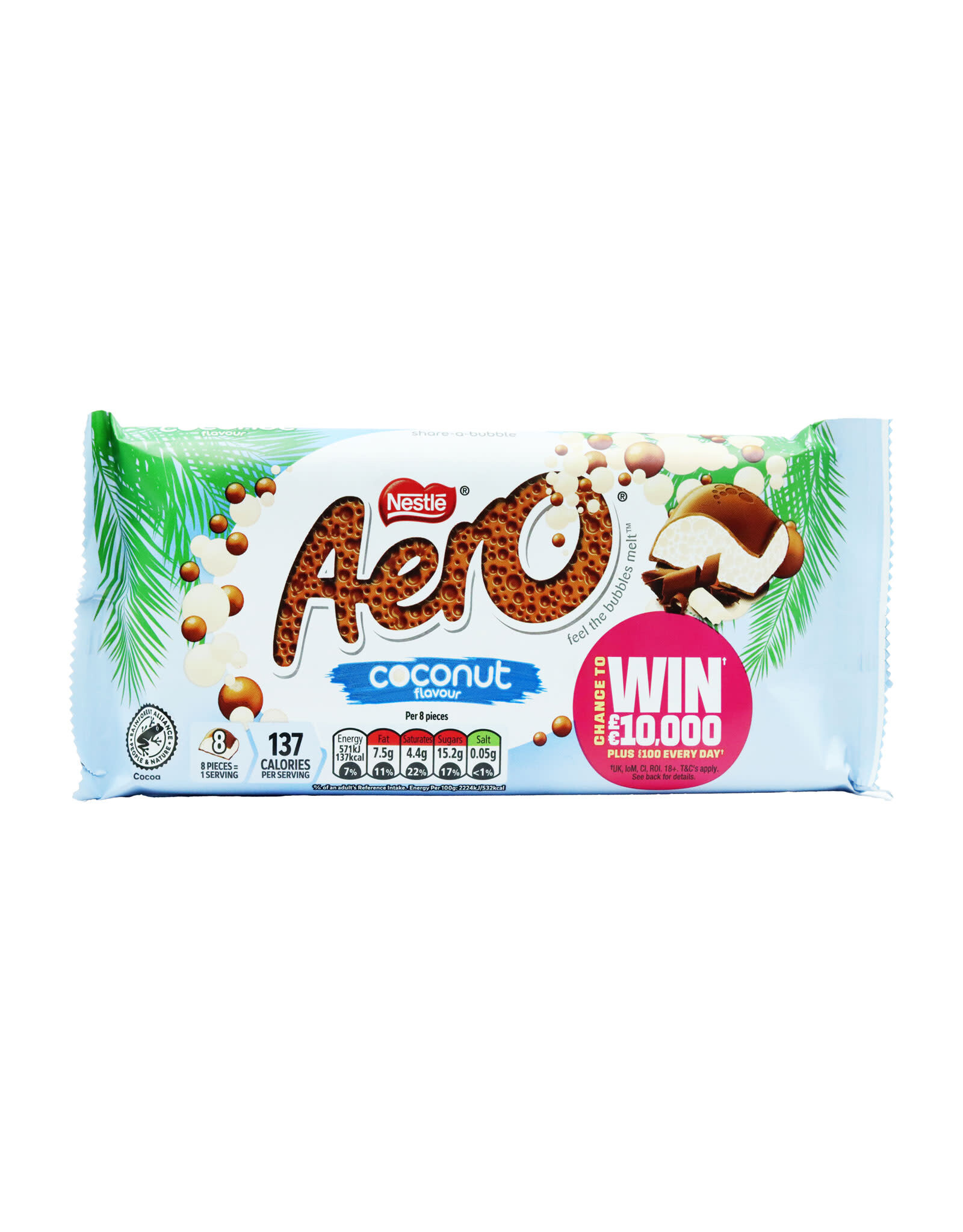 Nestle Nestle Aero Coconut Block 90g (British)