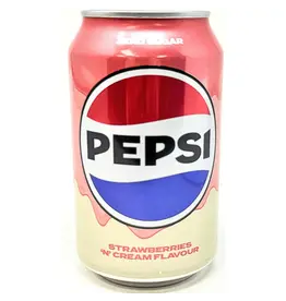 Pepsi Zero Sugar - Strawberries N Cream (British)