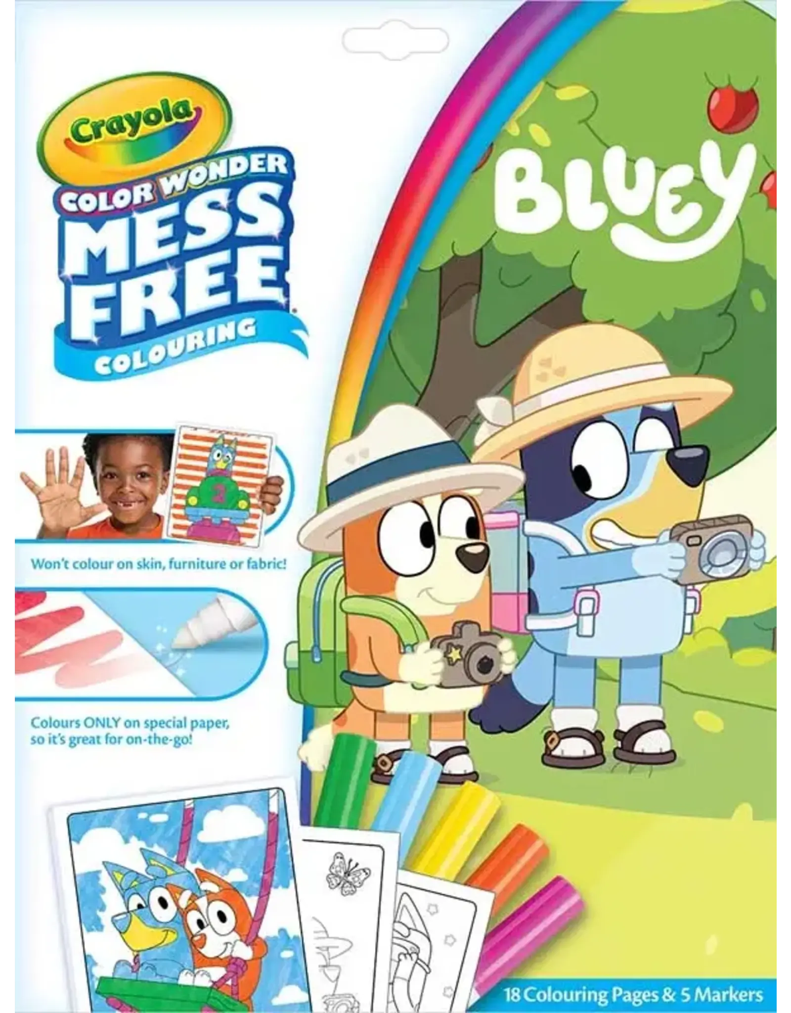 Crayola Color Wonder Mess Free Coloring Pages - Bluey
