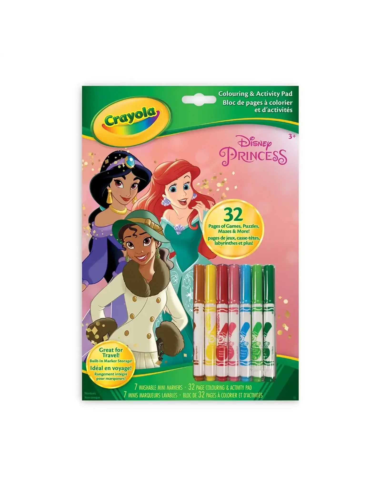 Crayola Colouring & Activity Pad - Princess with 7 Markers
