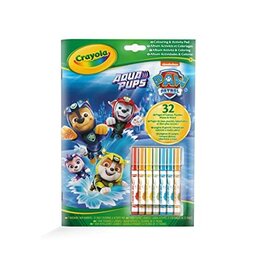 Crayola Colouring & Activity Pad - Paw Patrol with 7 Markers