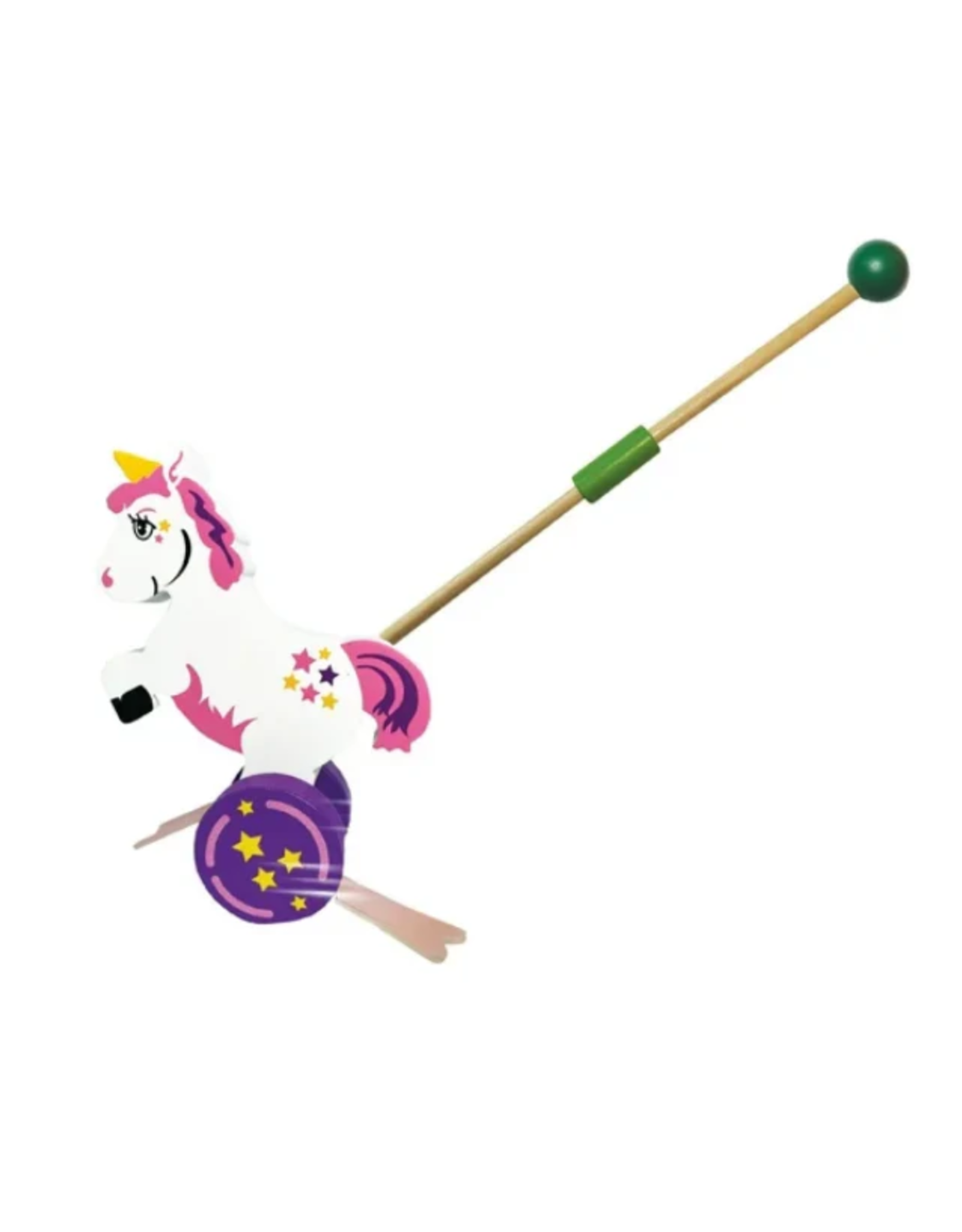 Deluxebase Push-A-Long Pets - Unicorn