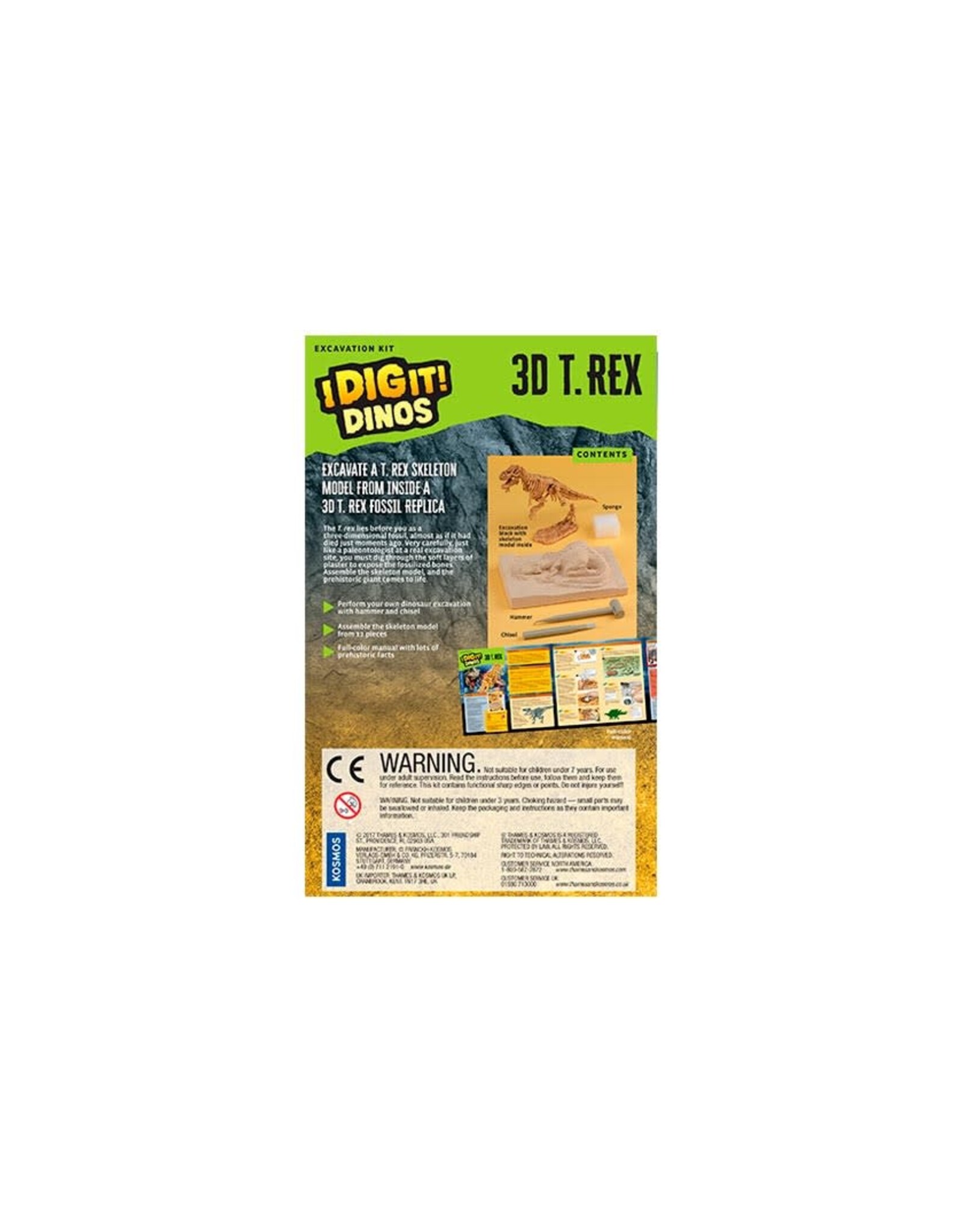 Thames & Kosmos I Dig It! Dinos - 3D T. Rex Excavation Kit