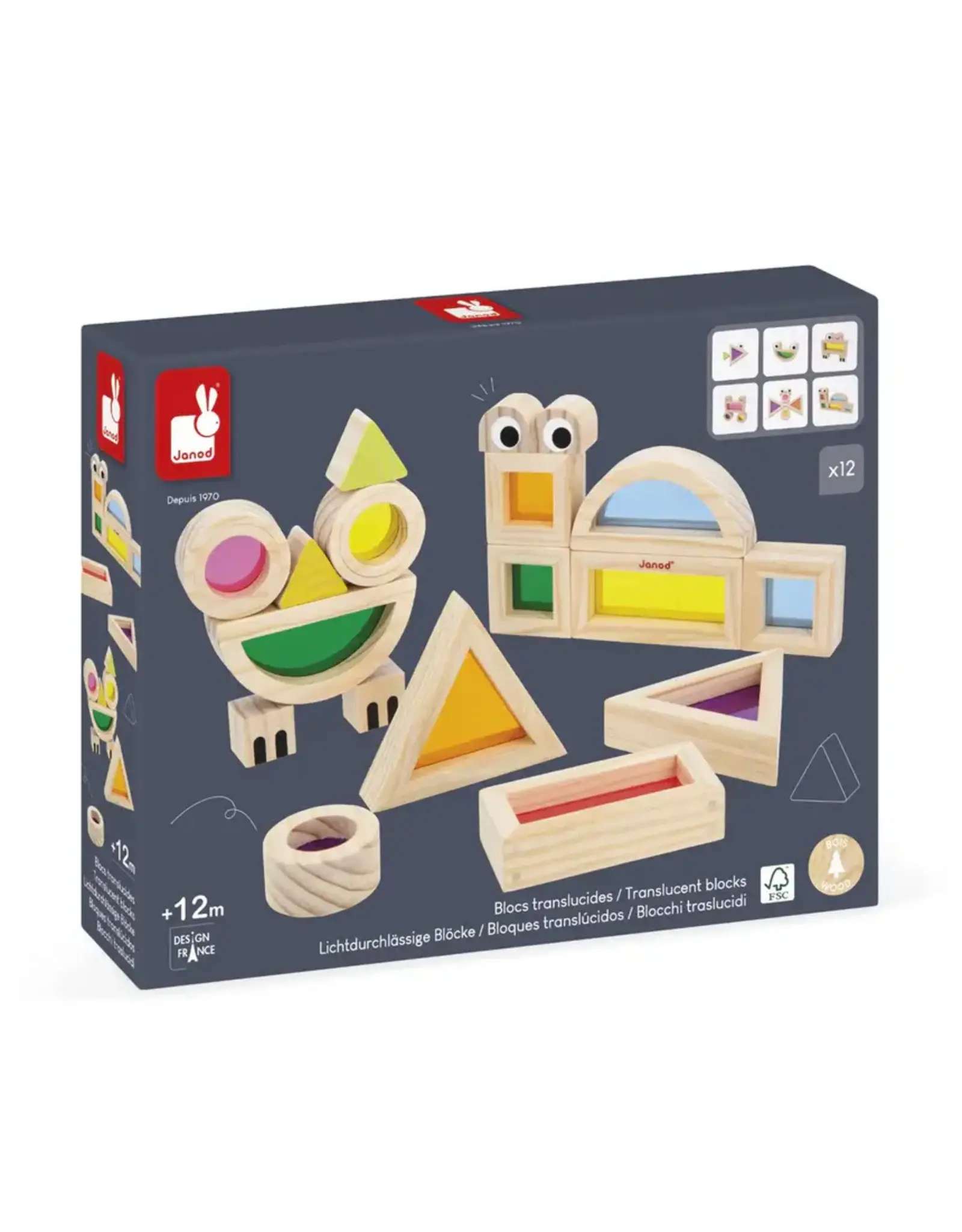 Janod Sensory: Translucent Blocks