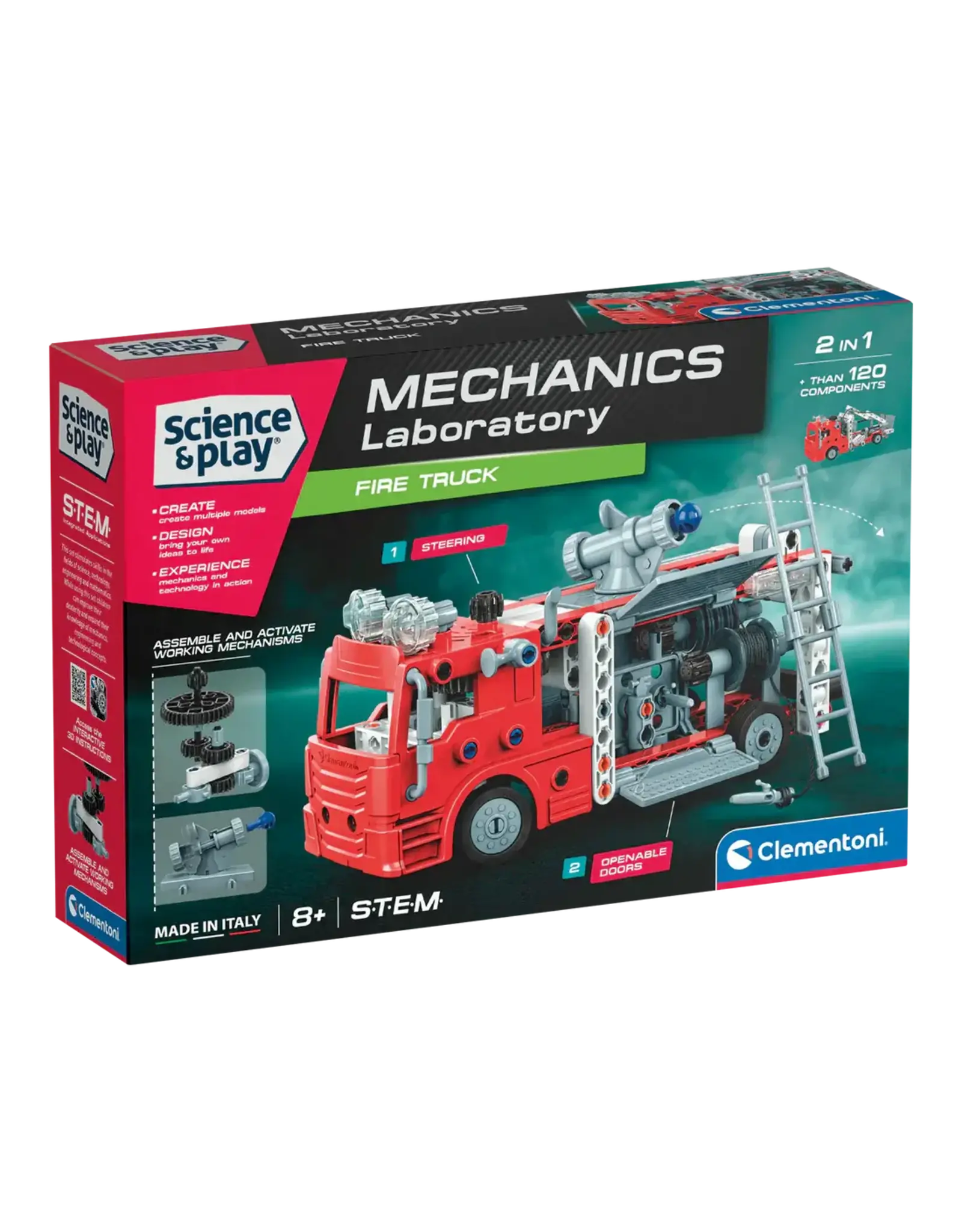 Clementoni Science & Play: Mechanics - Fire Truck