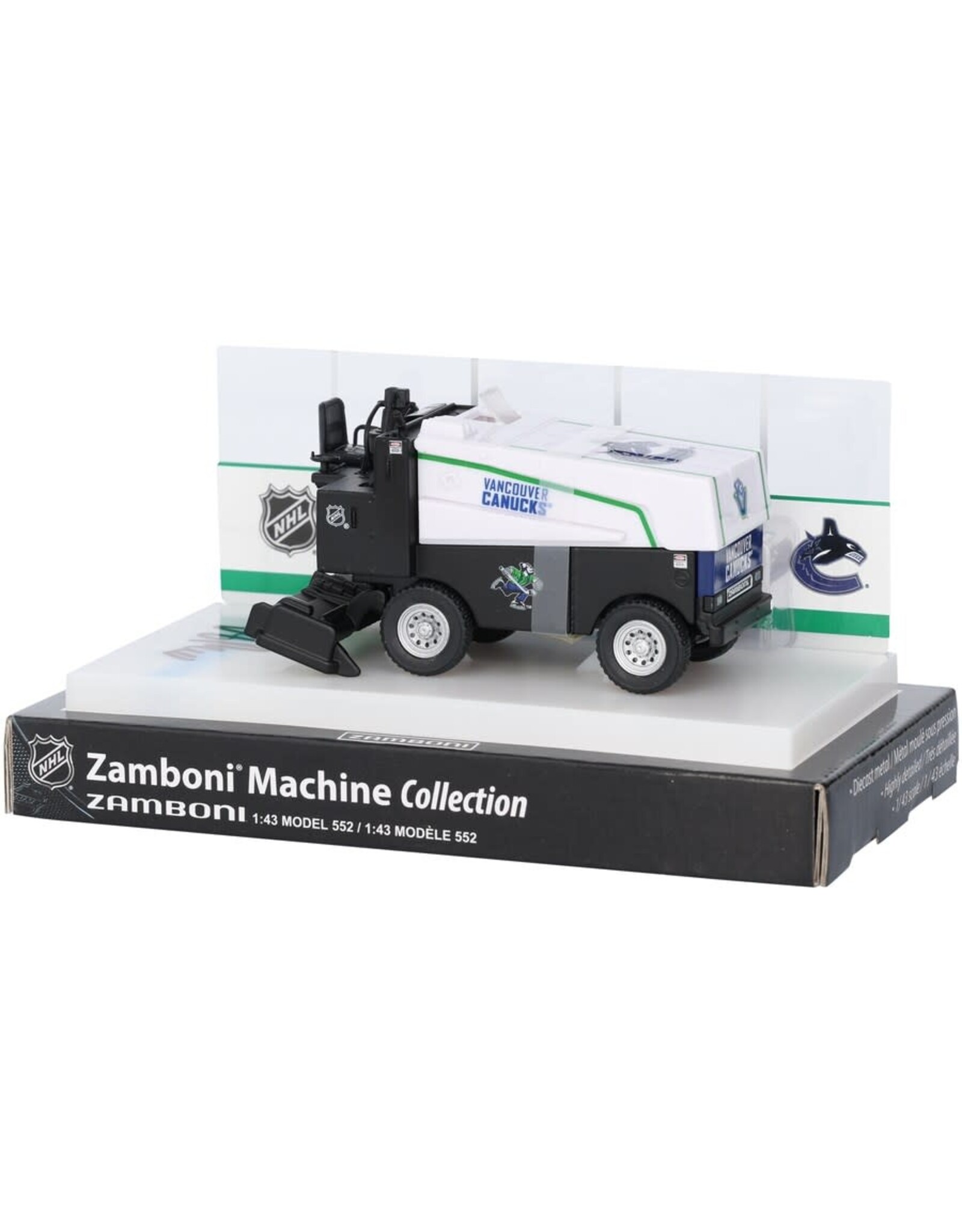 Die-Cast Zamboni: Vancouver Canucks 1:43 Scale