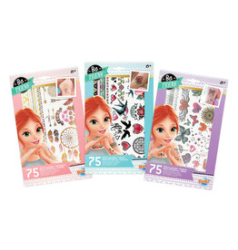 Buki Be Teens - 75 Washable Tattoos Assorted