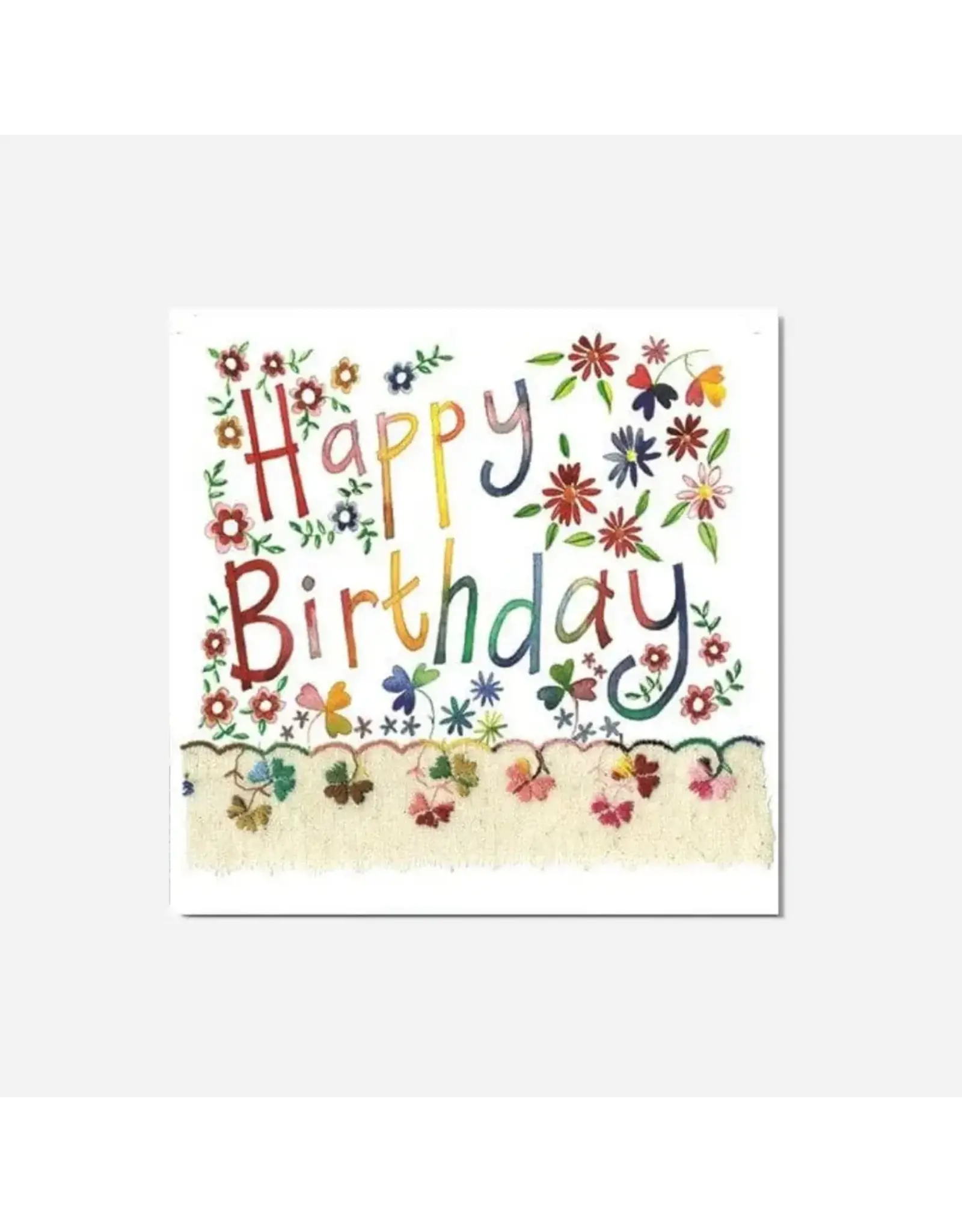 Alex Clark Art Floral Birthday Card