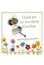 Alex Clark Art Bee Educated Card