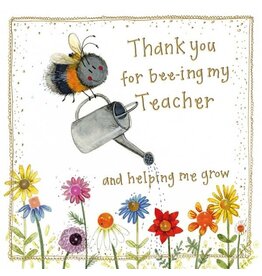 Alex Clark Art Bee Educated Card