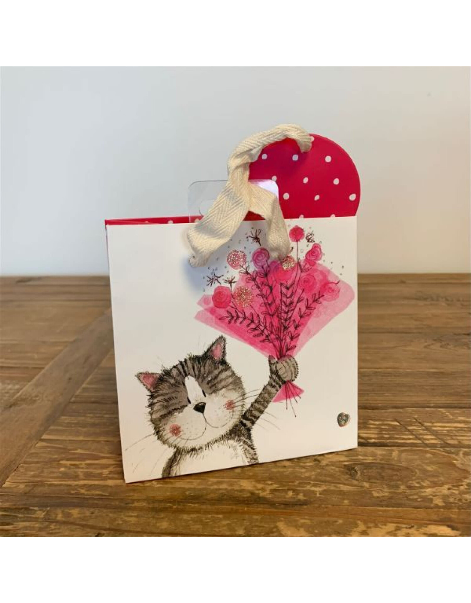 Pink Bouquet Gift Bag