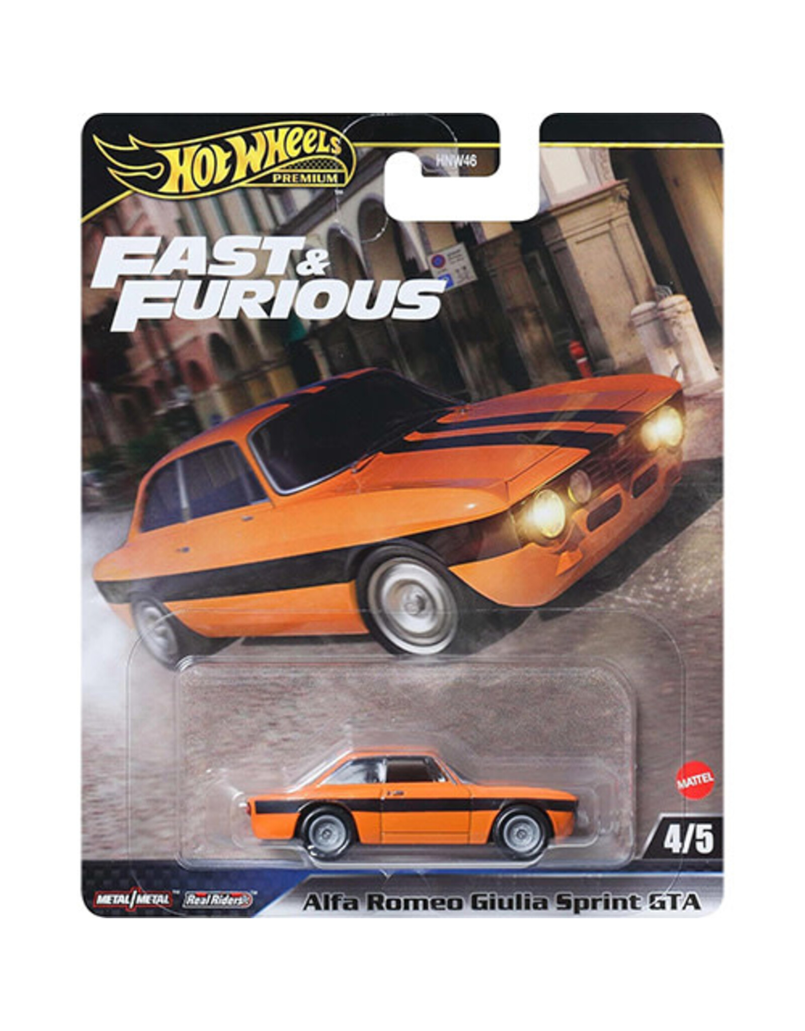Mattel Hot Wheels Fast & Furious - Alfa Romeo Giulia Sprint GTA