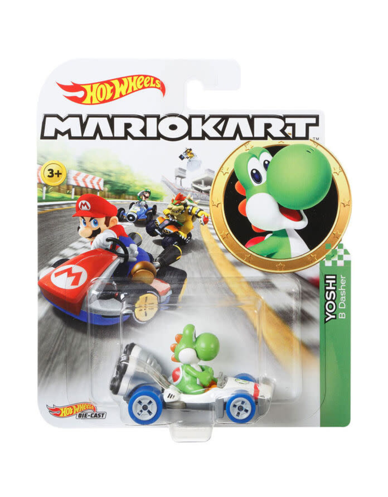Hot Wheels Hot Wheels Mario Kart: Yoshi B-Dasher